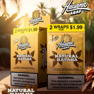LITTLE HAVANA LEAF 2/1.99 20CT BOX -NATURAL