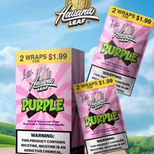 LITTLE HAVANA LEAF 2/1.99 20CT BOX -PURPLE