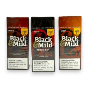 BLACK & MILD UPR WOODT 25CT