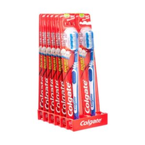 COLGATE TOOTHBRUSH DOUBLE ACTION MEDIUM 12CT