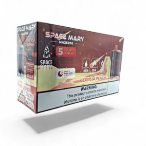 SPACE MARY MA25000 PUFF DISPOSABLE 5CT -GEORGIA PEACH