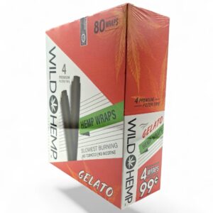 WILD HEMP WRAPS 4/.99 GELATO 20CT