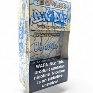 BIG DOG BROADLEAF WRAPS 2/1.99 20CT -VANILLA