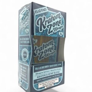 KRATOM ZONE WRAPS 3PK/15CT BLUEBERRY DREAM