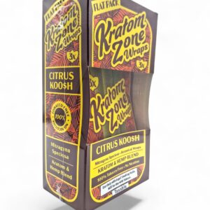 KRATOM ZONE WRAPS 3PK/15CT CITRUS KOOSH