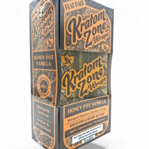 KRATOM ZONE WRAPS 3PK/15CT HONEY POT VANILLA