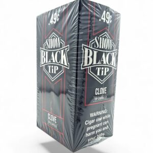 SHOW BLACK TIP CIGAR 1/$0.49 25CT -CLOVE