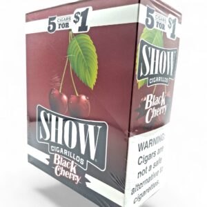 SHOW 5/$1.00 BLACK CHERRY 15CT
