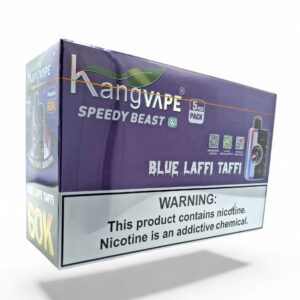 KANGVAPE SPEEDY BEAST X 60000PUFF DISPOSABLE 5CT -BLUE LAFFI TAFFI