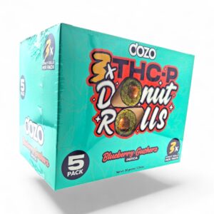 DOZO 2GM THC-P DONUT ROLLS 3PK/5CT -BLUEBERRY GUSHERZ