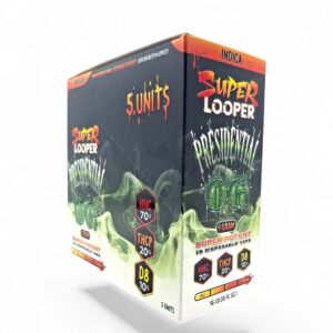 SUPER LOOPER 1GM THC-P DISPOSABLES 5CT -PRESIDENTIAL OG INDICA