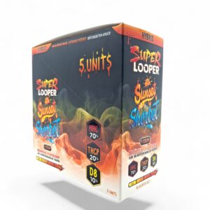 SUPER LOOPER 1GM THC-P DISPOSABLES 5CT -SWEET SHERBET HYBRID