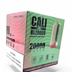CALI UL20000 PUFF DISPOSABLE 5% 6CT -FROZEN APPLE WATERMELON