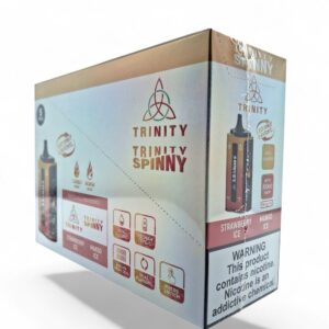 TRINITY SPINNY DISPOSABLES DUAL FLAVOR 30000PUFF 5CT -STRAWBERRY BANANA/BLUE RASPBERRY LEMON