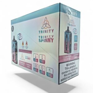 TRINITY SPINNY DISPOSABLES DUAL FLAVOR 30000PUFF 5CT -STRAWBERRY ICE CREAM/RAINBOW CANDY