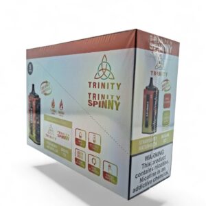 TRINITY SPINNY DISPOSABLES DUAL FLAVOR 30000PUFF 5CT -STRAWBERRY WATERMELON/BANANA ICE