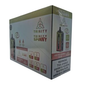 TRINITY SPINNY DISPOSABLES DUAL FLAVOR 30000PUFF 5CT -KIWI PASSIONFRUIT GUAVA/JUICY PEACHES