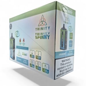 TRINITY SPINNY DISPOSABLES DUAL FLAVOR 30000PUFF 5CT -SPEARMINT/SEX ON THE BEACH