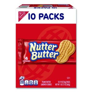 NAB NUTTER BUTTER 1.9OZ 4PK/10CT