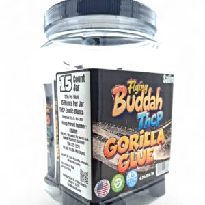 FLYING BUDDAH 3.5GM EXOTIC THCP BLUNTS 15CT JAR -GORILLA GLUE SATIVA