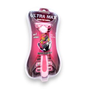 ULTRA MAX RAZOR FOR WOMEN BLISTER 4 CATRIDGES*