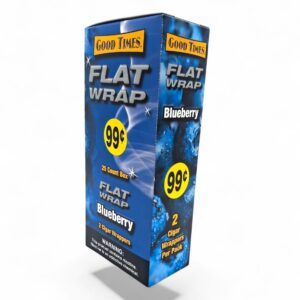GOOD TIMES FLAT WRAP BLUEBERRY 2/25CT