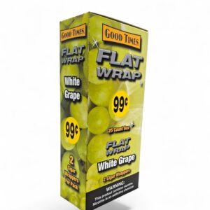 GOOD TIMES FLAT WRAP WHITE GRAPE 2/25CT