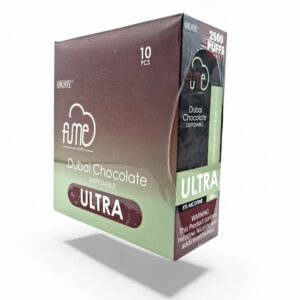 FUME ULTRA DUBAI CHOCOLATE 2500 PUFFS 10CT