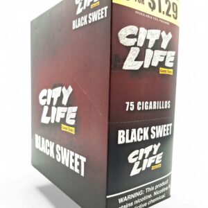 CITY LIFE 5/1.29 BLACK SWEET 15CT