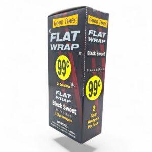 GOOD TIMES FLAT WRAP BLACK SWEET 2/25CT