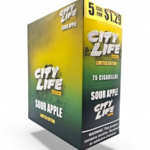 CITY LIFE 5/1.29 SOUR APPLE 15CT