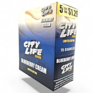 CITY LIFE 5/1.29 BLUEBERRY CREAM 15CT