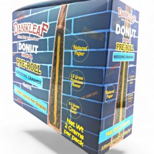 DANKLEAF 2GM DONUT HASH HOLE PREROLL 12CT -WEDDING CRASHER SATIVA