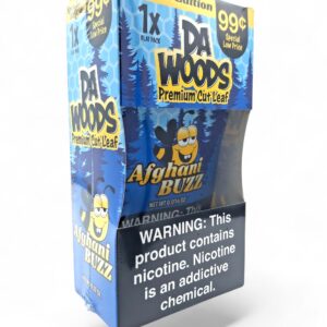 DA WOODS 1/.99 LEAF WRAP 20CT BOX -AFGHANI BUZZ