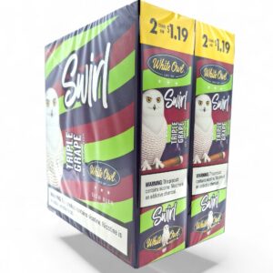 WHITEOWL 2/1.19 SWIRL TRIPLE GRAPE 30CT
