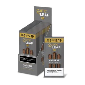 GAME LEAF 3/2.19 NATURAL 15CT