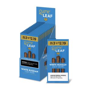 GAME LEAF 3/2.19 WHITE RUSSIAN 10CT