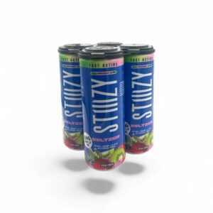 STIIZY 20MG THC SELTZER 12OZ 4PK CANS - STRAWBERRY KIWI