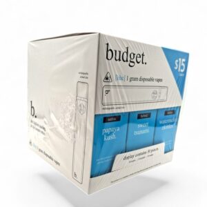 BUDGET HHC 1GM DISPOSABLES 30CT BOX