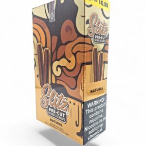 SLITZ NATURAL LEAF TOBACCO WRAPS 2/.99 15CT - NATURAL