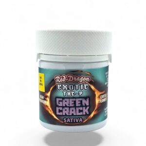 RED DRAGON 3.5GM THC-P EXOTIC FLOWER -GREEN CRACK SATIVA