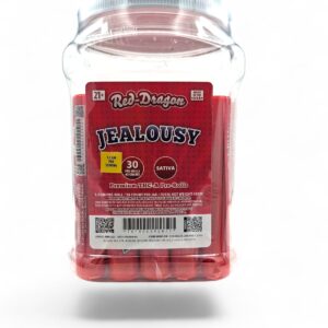 RED DRAGON 1.5GM THCA PREROLL 30CT -JEALOUSY