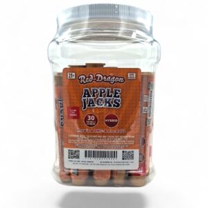 RED DRAGON 1.5GM THCA PREROLL 30CT -APPLE JACKS