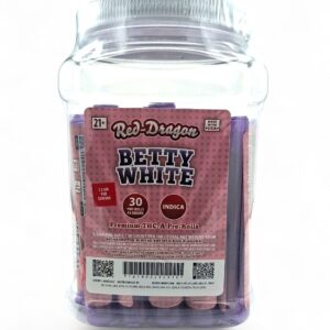 RED DRAGON 1.5GM THCA PREROLL 30CT -BETTY WHITE