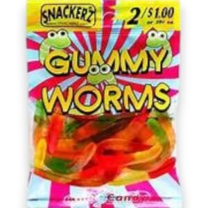 SNACKERZ 2F$2 12CT GUMMY WORMS