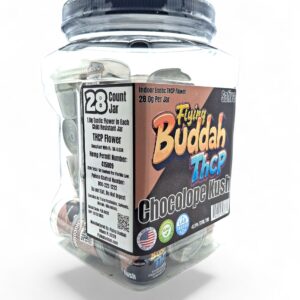 FLYING BUDDAH 1GM JAR INDOOR THCP FLOWER CHOCOLOPE KUSH 28CT SATIVA