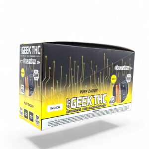 LOST GEEK THC CLEARVIEW 9.3GM DISPOSABLE 5CT -PUFF ZADDY INDICA