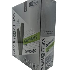 WILD HEMP WRAPS 4/.99 DIAMONDS BOX 20CT