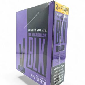 SWISHER BLK TIP CIGARILLOS  2/1.49 GRAPE 2/15CT