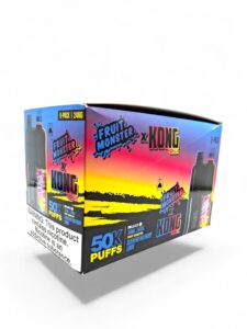 KONG 50K PUFFS FRUIT MONSTER 24MG E-LIQUID 5CT -BLUEBERRY RASPBERRY LEMON